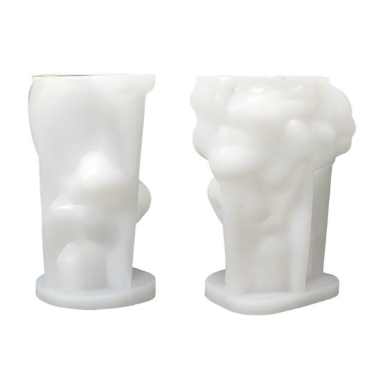 3D форма лягушки из силикона для свечей, мыла, смолы, гипса, для поделок, гибкая форма для литья, многоразовый набор для DIY, уникальные украшения для торта