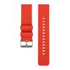 Bananaland Galaxy Watch Twill Silicone Buckle Strap Sports Loop Band, Red