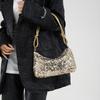 Trendy Personalized New Moon Bag Winter New Fashion Simple Dinner Sequined Beautiful Shoulder Bag
