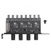 PC Cooling Fan Speed Controller 12V 4PIN 3PIN 4 Knob SATA Power Supply PC 8 Channels Fan Hub for