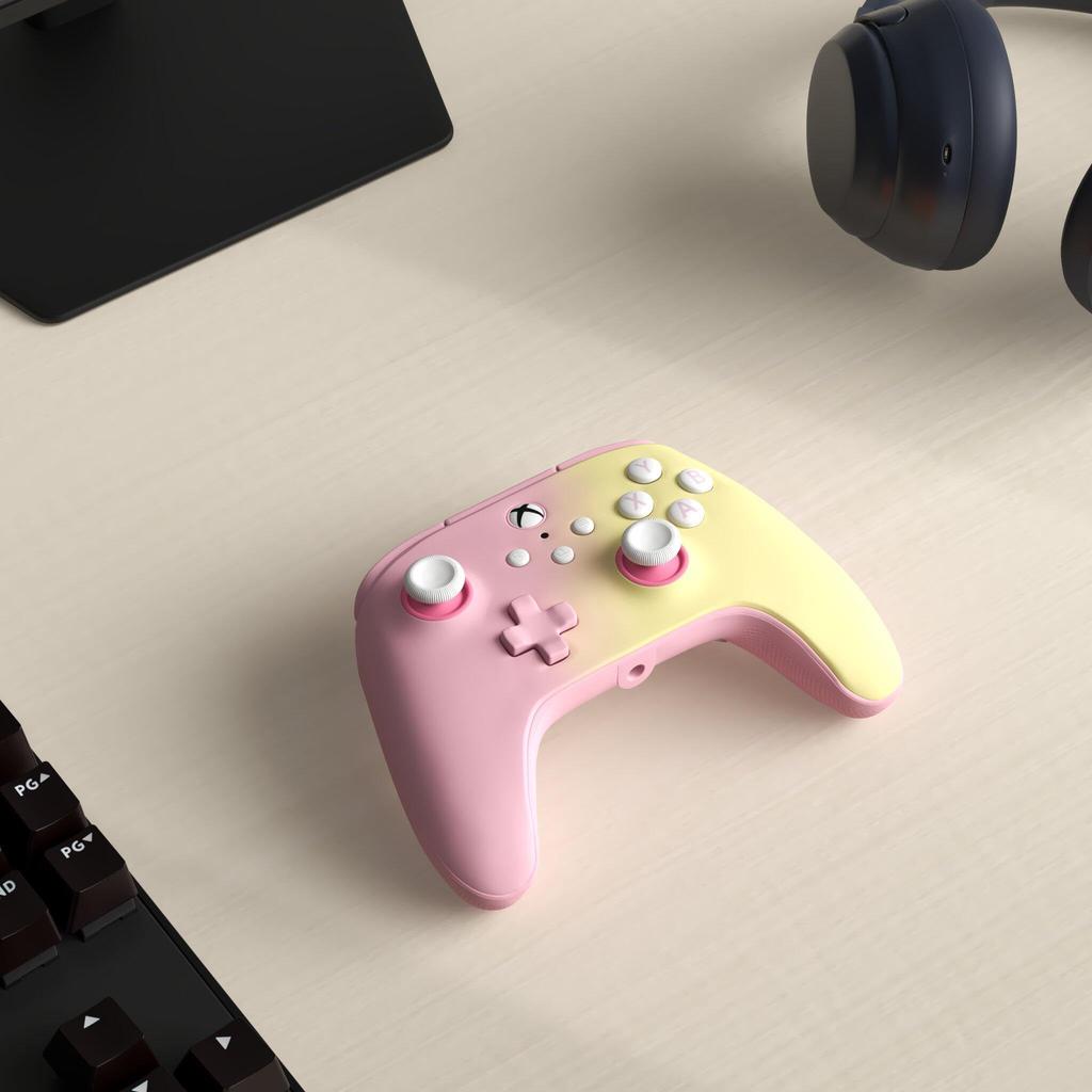 Год PowerA Advantage Проводной контроллер для Xbox Series Pink Lemonade Функция двойной вибрации для Xbox Series PC Windows [2 Гарантия] XS - XS 10/11