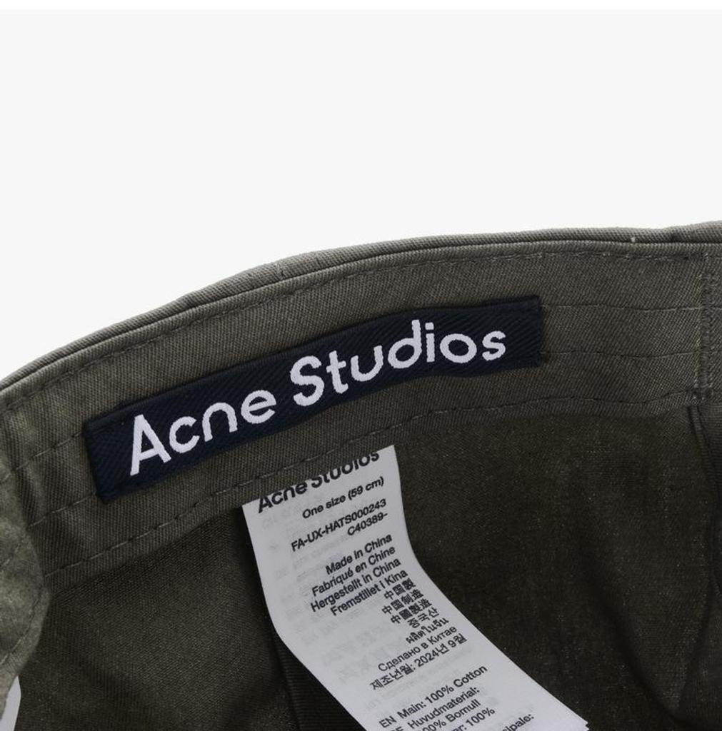 [Acnes STUDIOS] C40389 WOOD GREEN Унисекс Бейсболка
