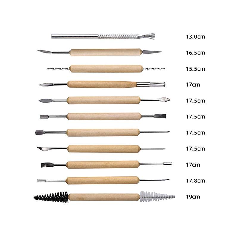 Керамический шпатель из нержавеющей стали, скребок для полимерной глины, инструменты для моделирования керамики, ножи для художественной масляной живописи, набор для торта