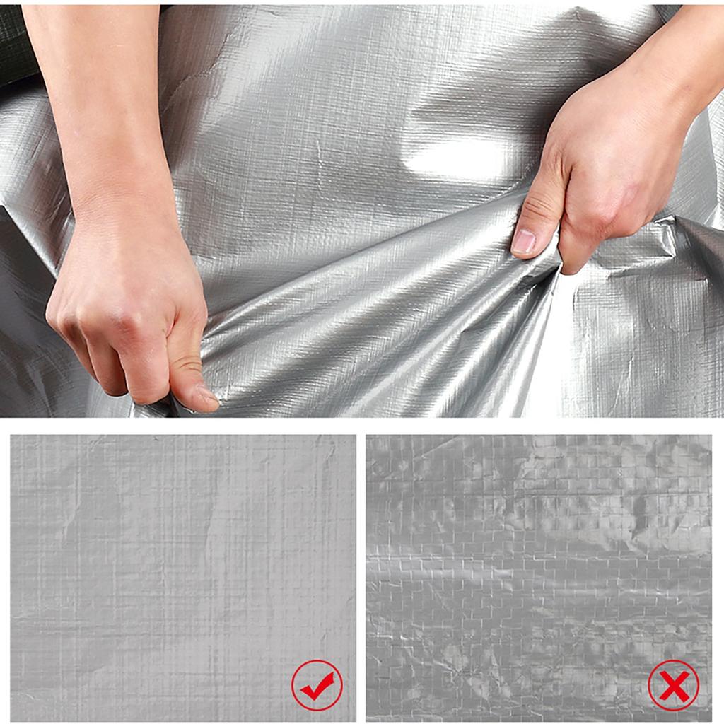 Сверхмощный усиленный брезент, водонепроницаемый полиэтиленовый брезент, наземный лист, палатка для кемпинга, лодка, автомобиль, грузовик, чехол