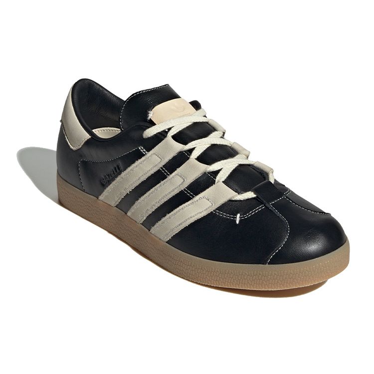 Foot Industry x adidas Gazelle Черные Кремово-белые Унисекс