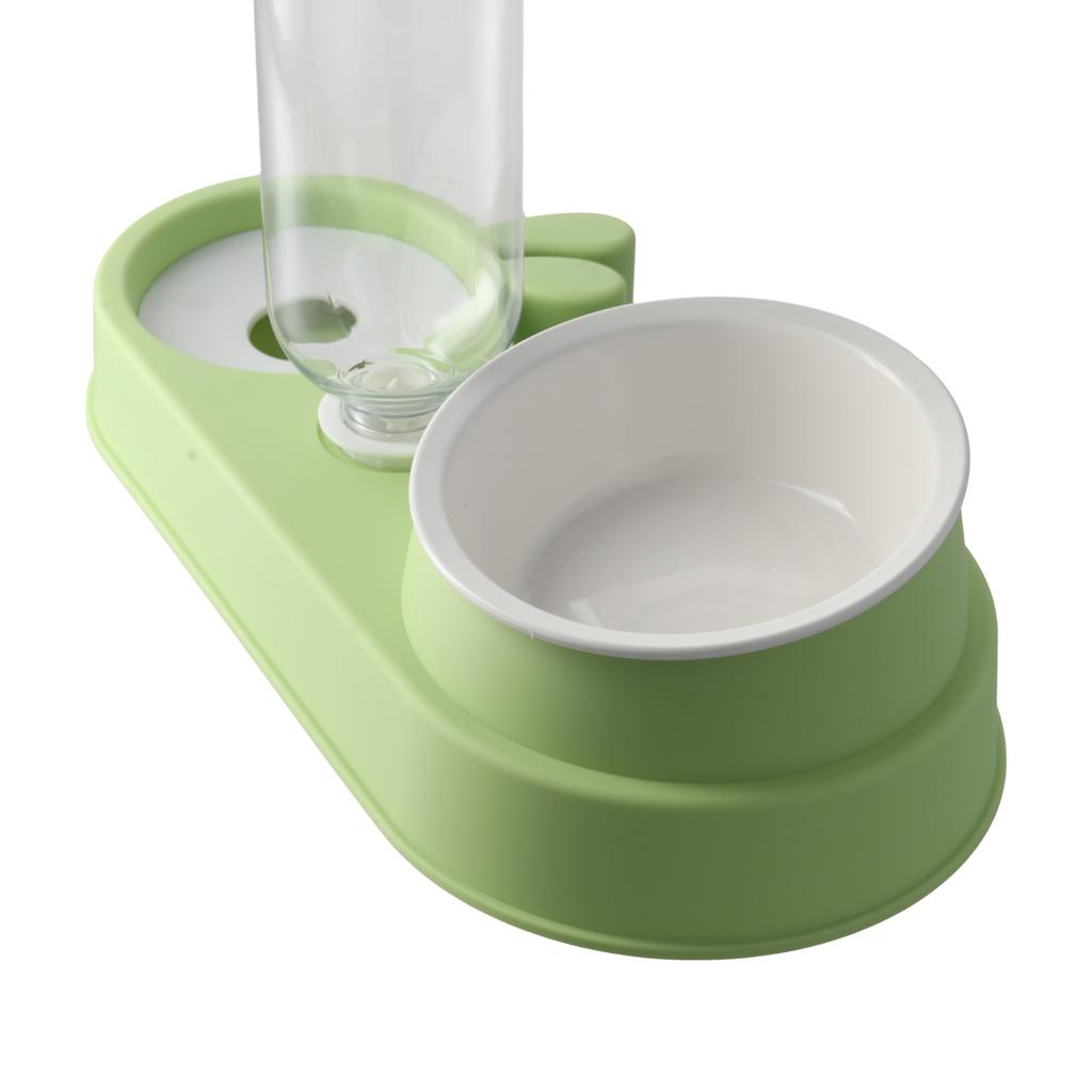 Автоматическая кормушка для домашних животных, поилка для кошачьего корма, миска с защитой от протечек, фонтанчик для воды 2 в 1, кормушка для больших собак