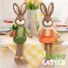 Длинноногий пасхальный кролик Украшение Пасторальный стиль Кролик Декор Домашнее украшение