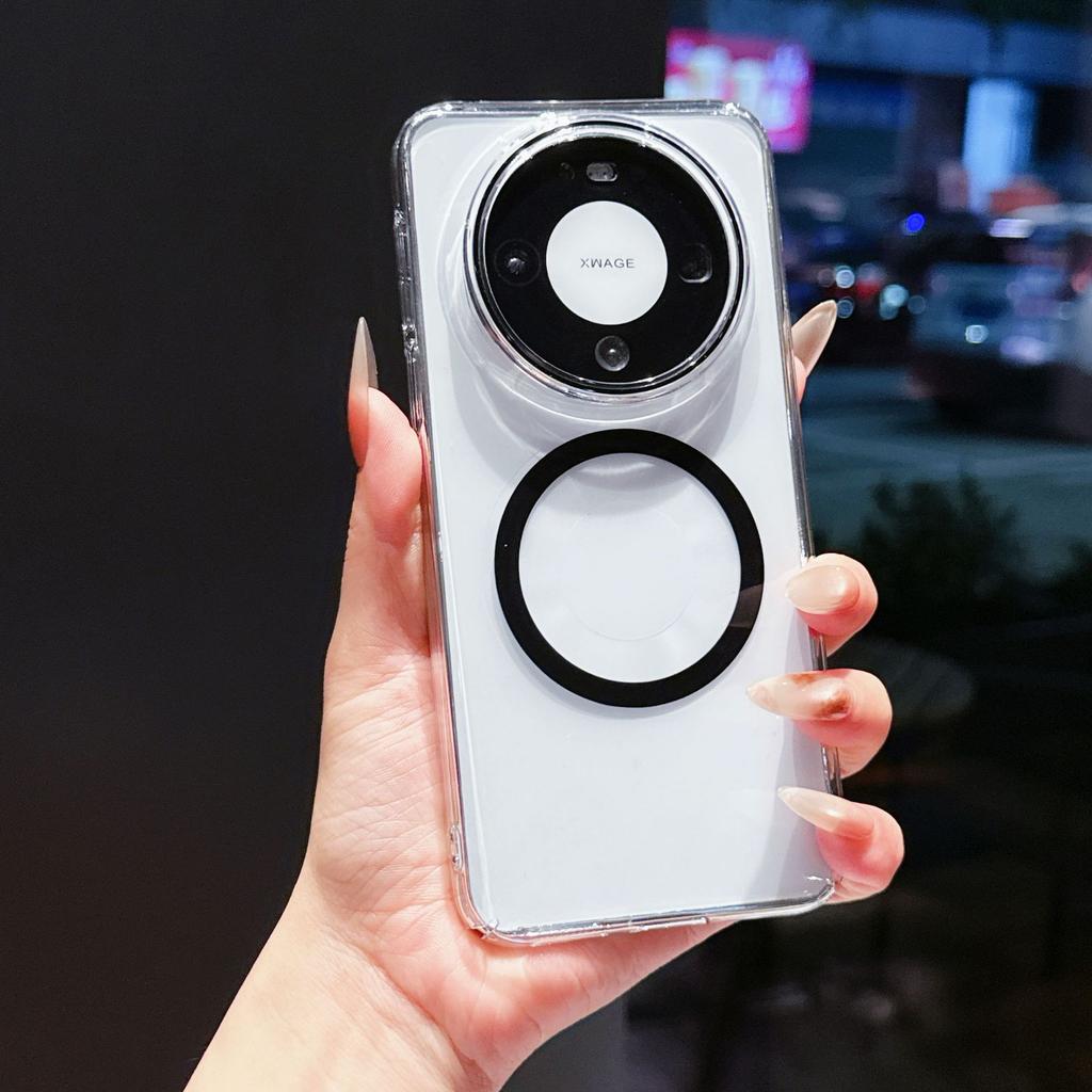 Применимо к Huawei Mate11PROMAX прозрачный ледяной магнитный чехол для мобильного телефона Pura11 высокопрозрачный С-образный ультратонкий ПК защитный чехол