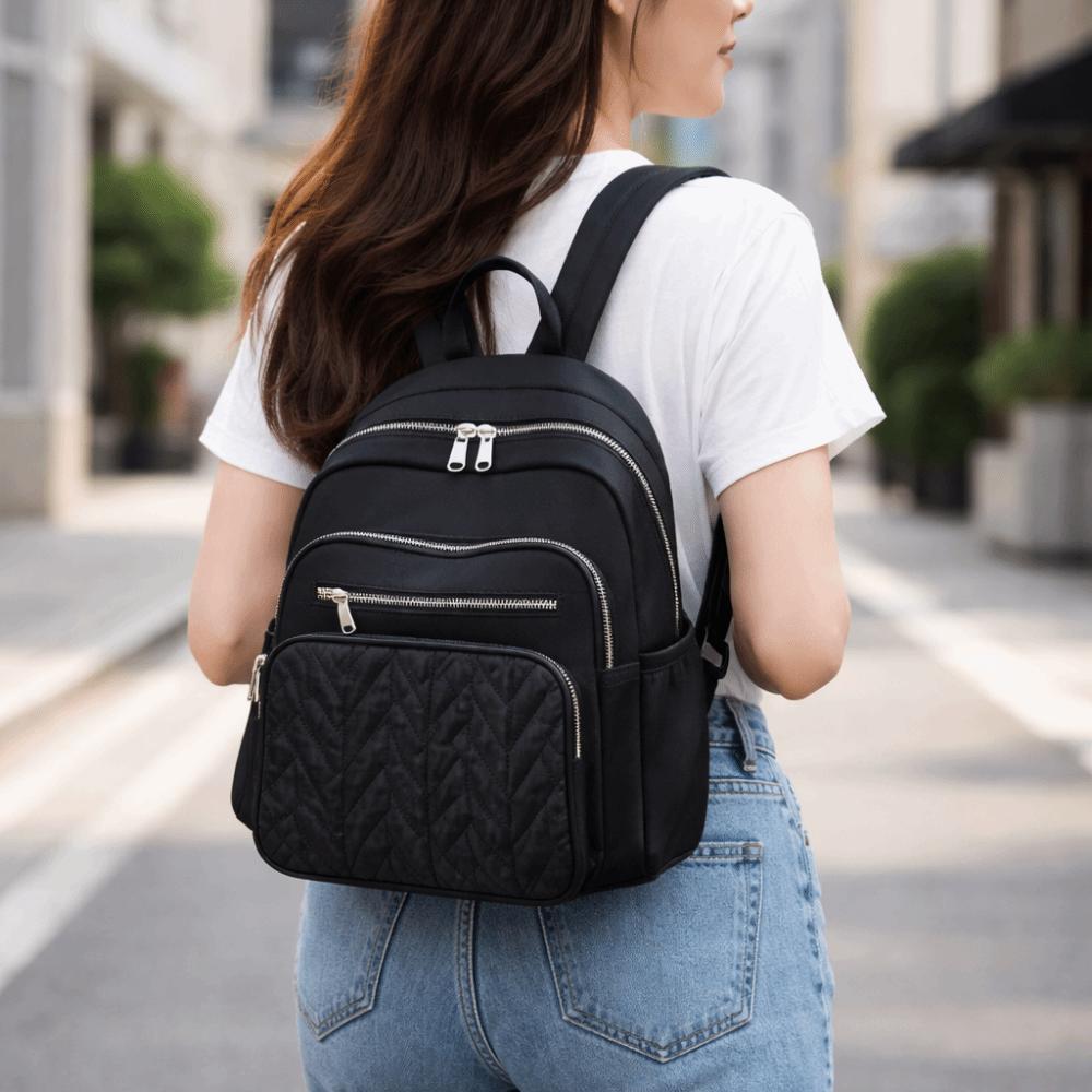 Durable Nylon Travel Backpacks Waterproof Middle Age Mom Rucksack Outdoor Activities