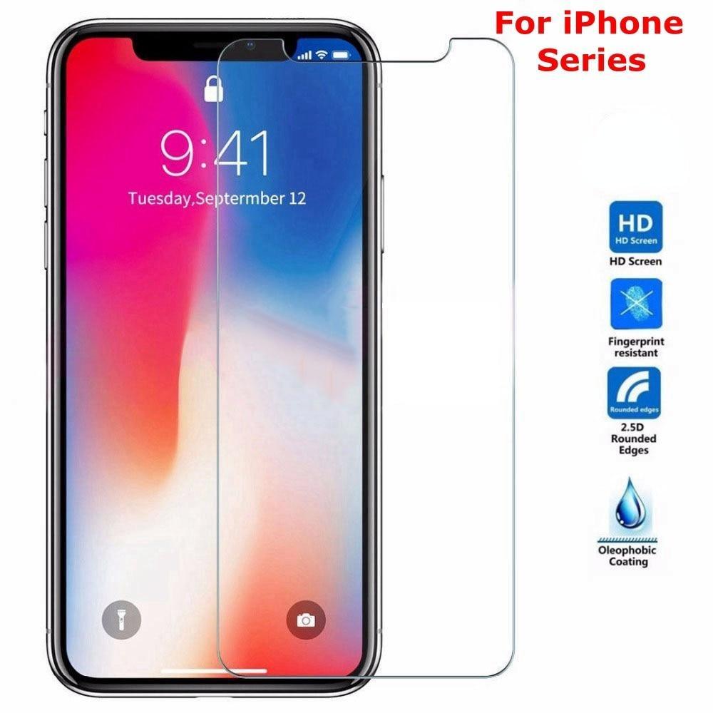 Закаленное стекло для iPhone 12 Pro Max 12 Mini Защитная пленка для экрана iPhone 11 Pro XS X 6 7 8 Plus 6s XR Стеклянная пленка для iPhone12 SE 2020 5s 5G