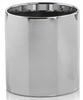 Ceramic casing, silver, cylinder, 13 cm