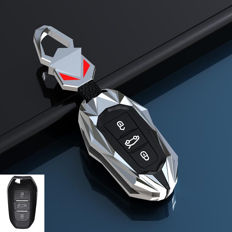 Чехол-брелок из цинкового сплава для автомобильного ключа Peugeot 308 3008 508 5008 408 4008 208 301 407 Для Citroen C4 C6 C3-Xr Picasso Ds