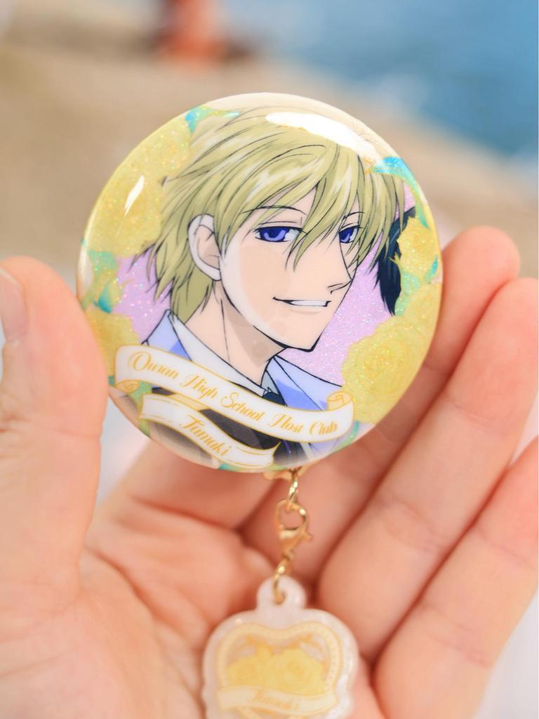 Набор значков-подвесок «Клуб свиданий старшей школы Оран» (Слепой пакет) (6 шт., 58 мм)