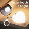 Touch Sensor LED Keychain Light for Purse Rechargeable Bag Light with 4 Cute Shapes Bright Finders for Keys And Wallet In Dark