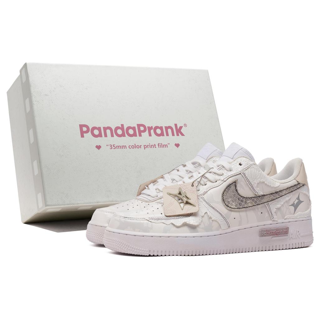 Nike Кроссовки Air Force 1 для скейтбординга Женские Низкие Белый/Серый DD8959-100(КомандаH-S-BOX)