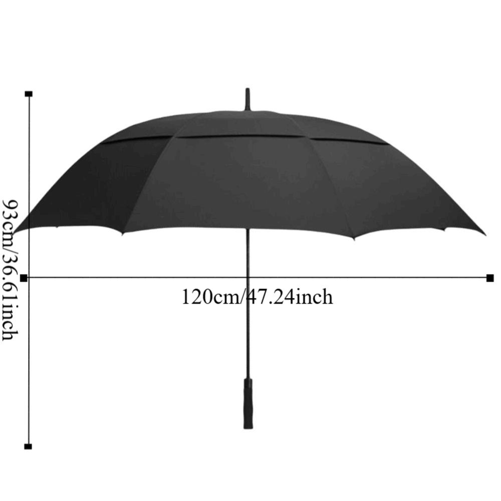Double Canopy Golf Umbrella Windproof Automatic Open Umbrella Extra Large Umbrella Outdoor Sports