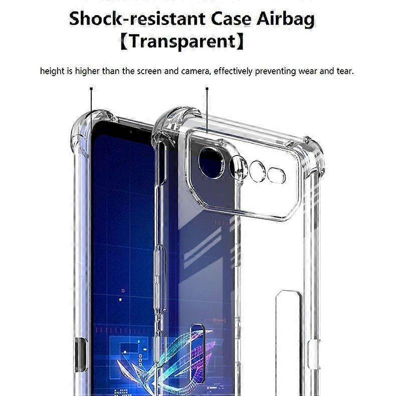 IMAK For Asus ROG Phone 6 5G Airbag Drop-proof Phone Case Wear-resistant Flexible TPU Cover