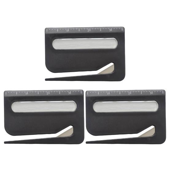 3 шт. 3 в 1 нож для вскрытия писем с увеличительным стеклом и линейкой. Технология точной резки. Эргономичный дизайн. Открывалка для конвертов.