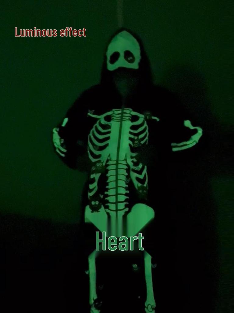 2025 Autumn/Winter Luminous Halloween Onesie Pajamas for Kids & Family