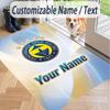 Custom Text Printed Rug Fenerbahçe FC Non Slip Floor Carpet For Home Room Decor