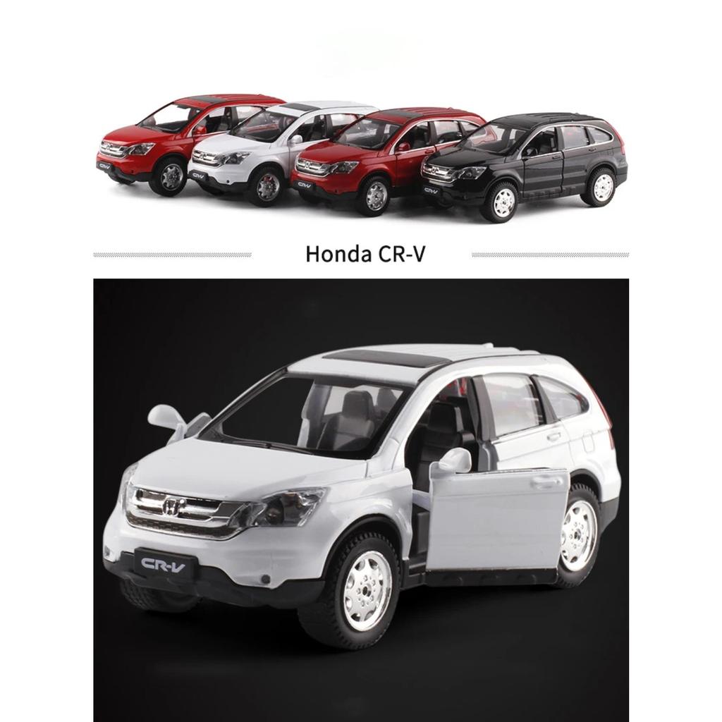 1/32 Honda CRV SUV Car Model Alloy Car Die-cast Toy Car Model Sound and Light Children's Toy Collectibles Gift