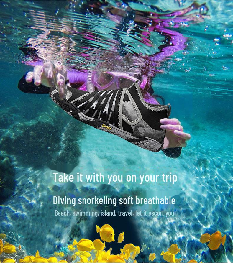 Нескользящая обувь для босых ног для приседаний, становой тяги, пляжа, йоги и плавания – унисекс-обувь для фитнеса и крика