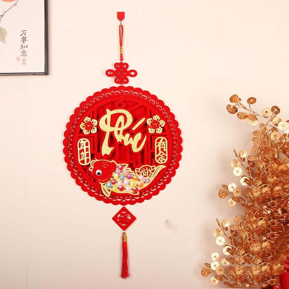 Traditional Vietnamese New Year Pendant Blessing Vietnam Lucky Ornament Home Decorations