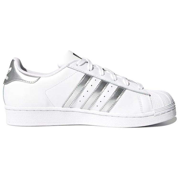 (WMNS) adidas Superstar 'White Silver Metallic' Women's AQ3091