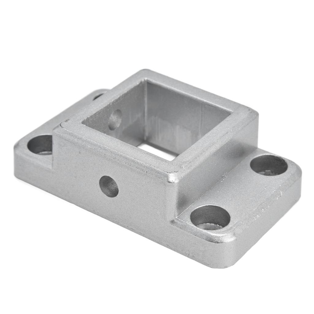 Соединительный блок для алюминиевых профилей с фиксированным основанием, 2-сторонний квадратный угловой аксессуар