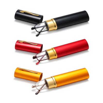 Легкие портативные тонкие очки для чтения с зажимом для ручки-трубки для чтения для мужчин и женщин