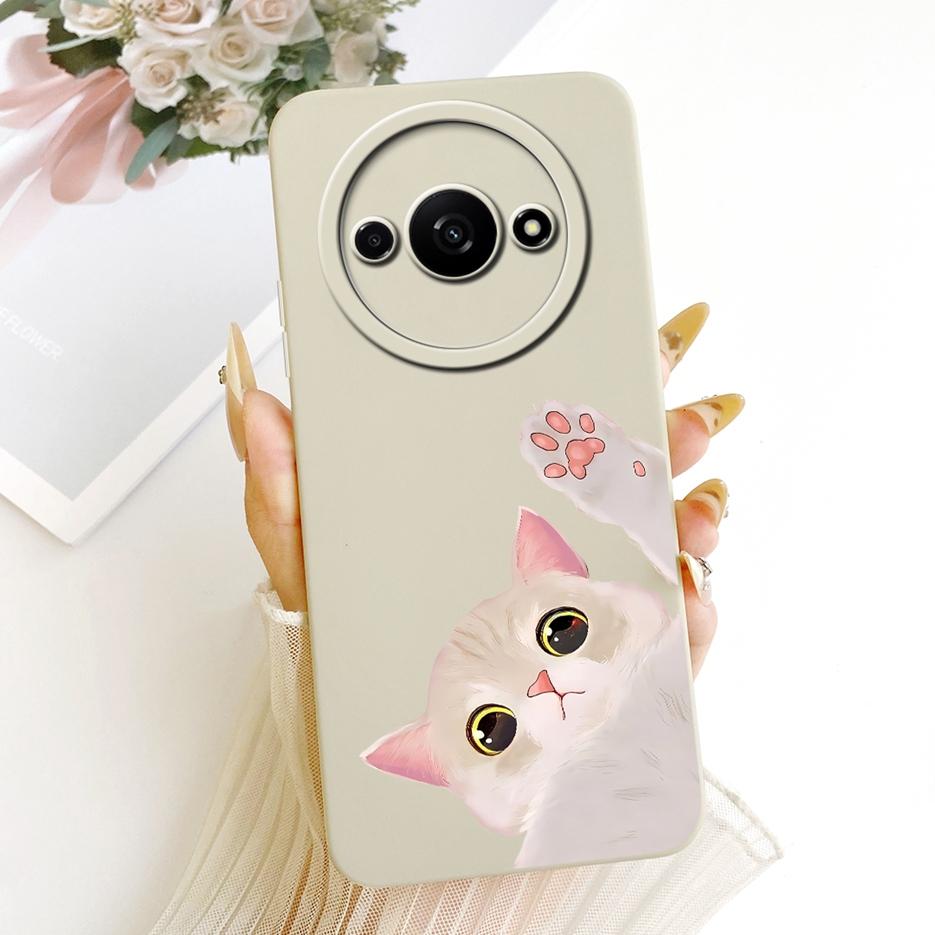 Для Xiaomi Redmi A3 A4 Чехол Redmi A3x Милый Мультяшный Кролик Обложка Мягкий ТПУ Чехол для Телефона Для Xiaomi Redmi A3 Pro RedmiA3 RedmiA4 Сумки