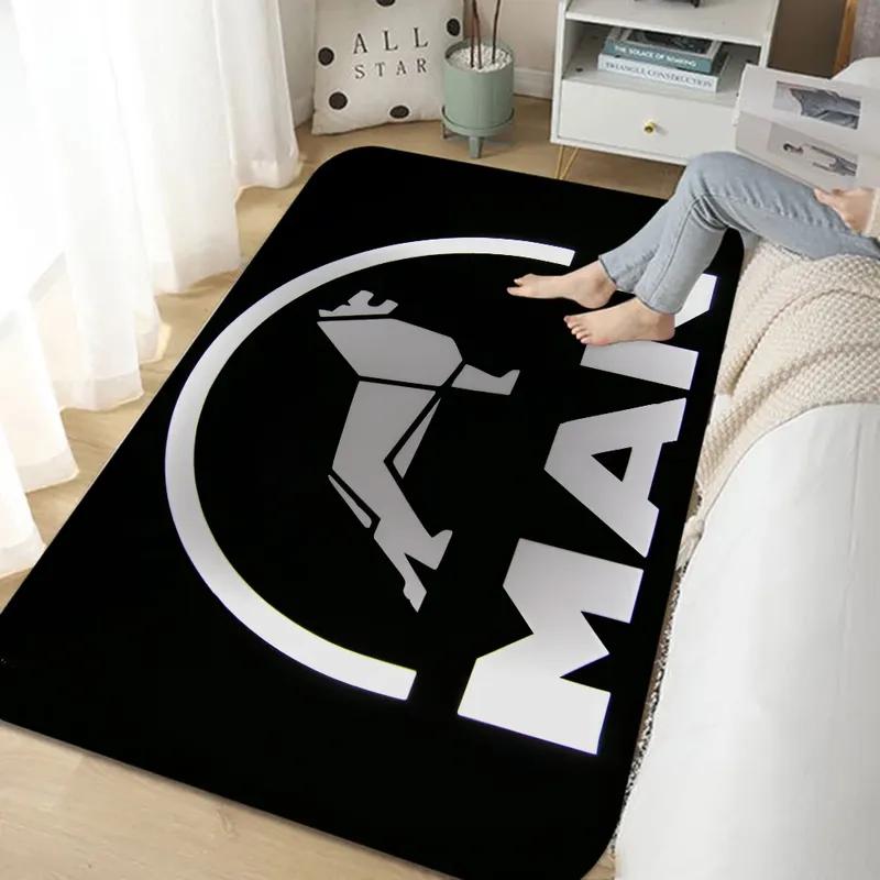 Man Truck Logo Door Mat Nordic Style Bedroom Living Room Doormat Home Balcony Anti-Slip Alfombra