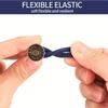 4-piece adjustable denim button extender - медленная пуговица с синей пластиковой ручкой, унисекс эластичный удлинитель пояса
