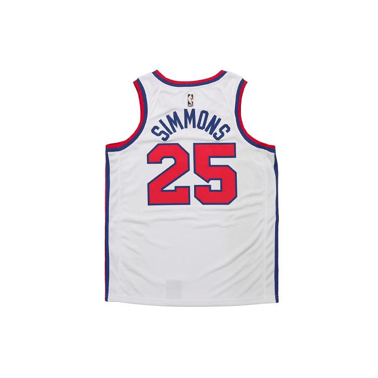 Nike НБА Филадельфия 76ers Бен Симмонс Игровая форма Swingman AV4509-102