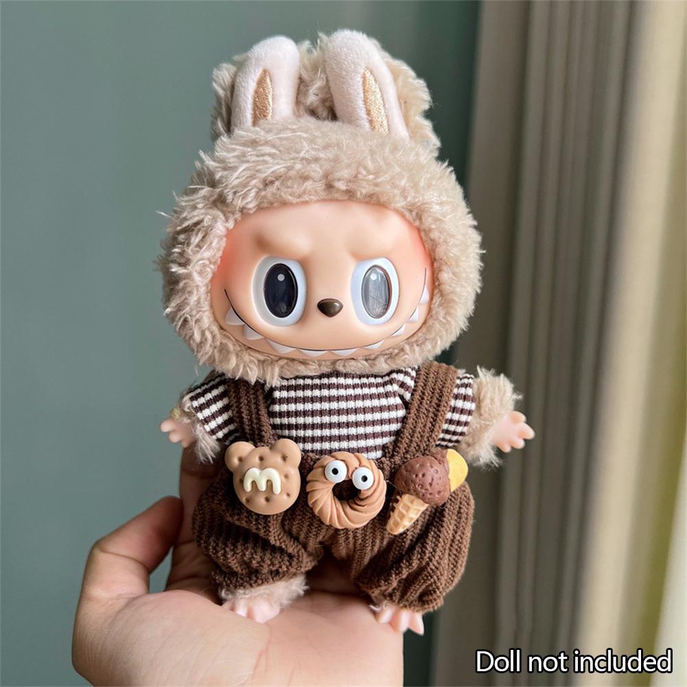 Модная одежда Ropa Одежда Наряд Аксессуары для куклы Для 15/17см Labubu V2 V1 Плюшевый комбинезон