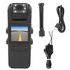 Back Clip Video Recorder 1.3 In Color Screen Type C 670mAh 1920x1080 180 Degree Rotating Lens Night