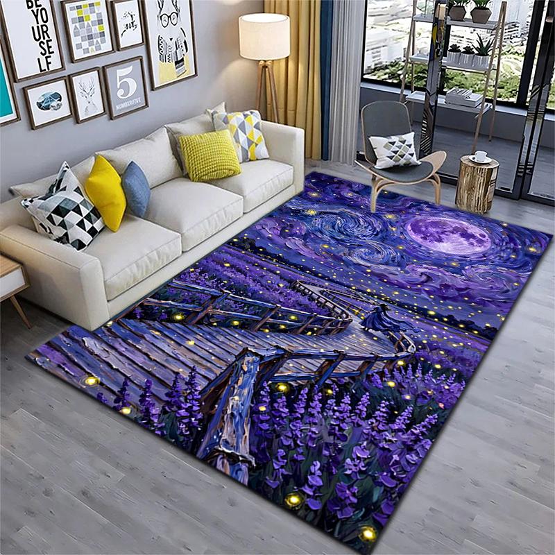 Celestial Dreams Cosmic Artistry Carpet Floor Mats Home Decor Room Christmas Gifts Fashion