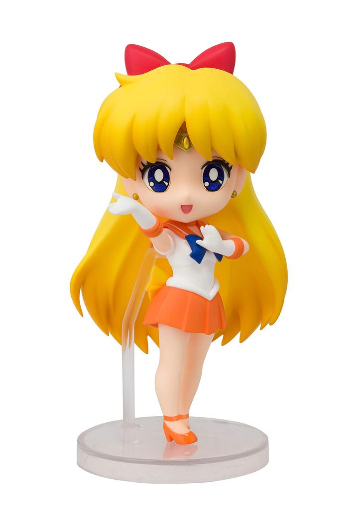 TAMASHII NATIONS Figuarts Mini Pretty Guardian Sailor Moon Sailor Venus (Rerelease Edition) Approximately 90mm PVC & ABS Painted Movable Figure