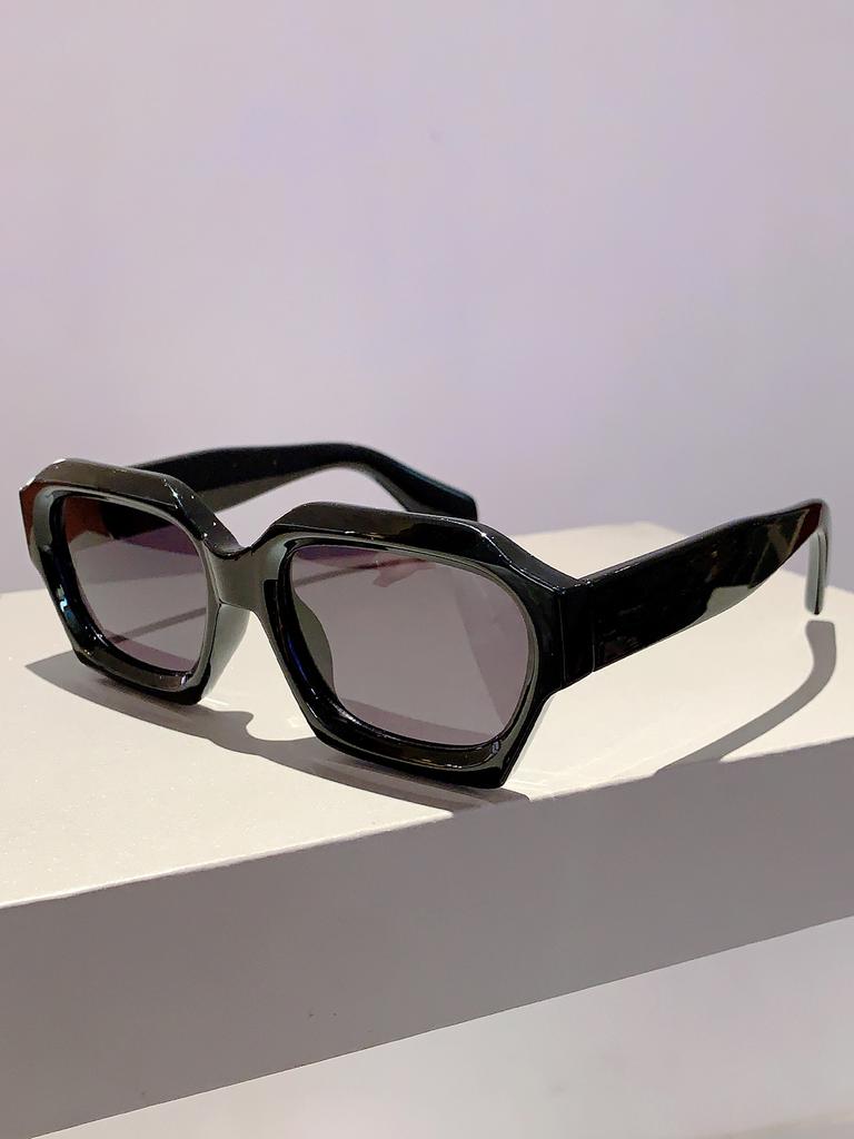 Солнцезащитные очки квадратной формы оверсайз Новые стильные винтажные уличные очки Модный брендовый дизайнер UV400 Женские очки