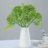 3PCS Plastic Artificial Oat Fruit Green Colorr Faux Oat Stems Green Plastic Flowers  Wedding Floral