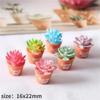 1:12 Dollhouse Miniature Mini Potted Plant Dollhouse  Fairy Garden Miniature Flower Plant Diy Dollhouse Accessories