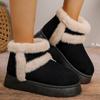 Fashion 2024 Winter Faux Fur Platform Snow Boots Womens Fluffy Plush Increasing Short Botas Shoes Warm Comfortable Slip On Ladies Boots