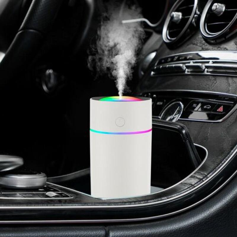 320ml USB Mini Humidifier LED Night Light Spraying Diffuser for Home Office Car