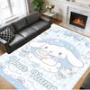 Crystal Velvet Rug Custom Name Text, Soft Non Slip Floor Mat Home DecorCinnamoroll