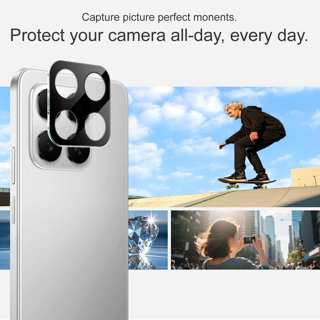 For Honor 400 Smart 5G Glass IMAK High Definition Glass Lens Film Black Version