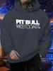 Уютная флисовая толстовка с принтом "PIT BULL WESTCOAST" - Теплый пуловер для осени и зимы