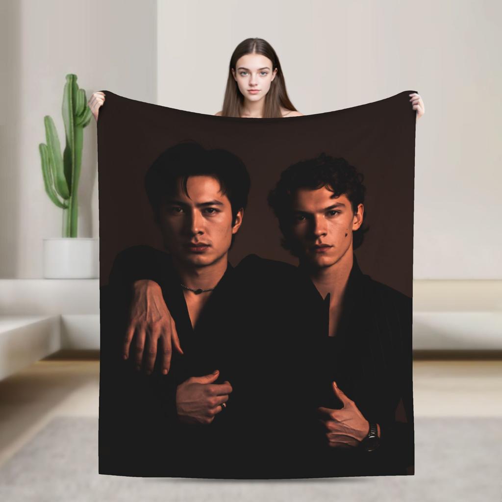 Heated Rivalry Flannel Blankets Warm Soft Throw Blanket for Living Room Travel Street Trend Bedspread Sofa Bed Cover