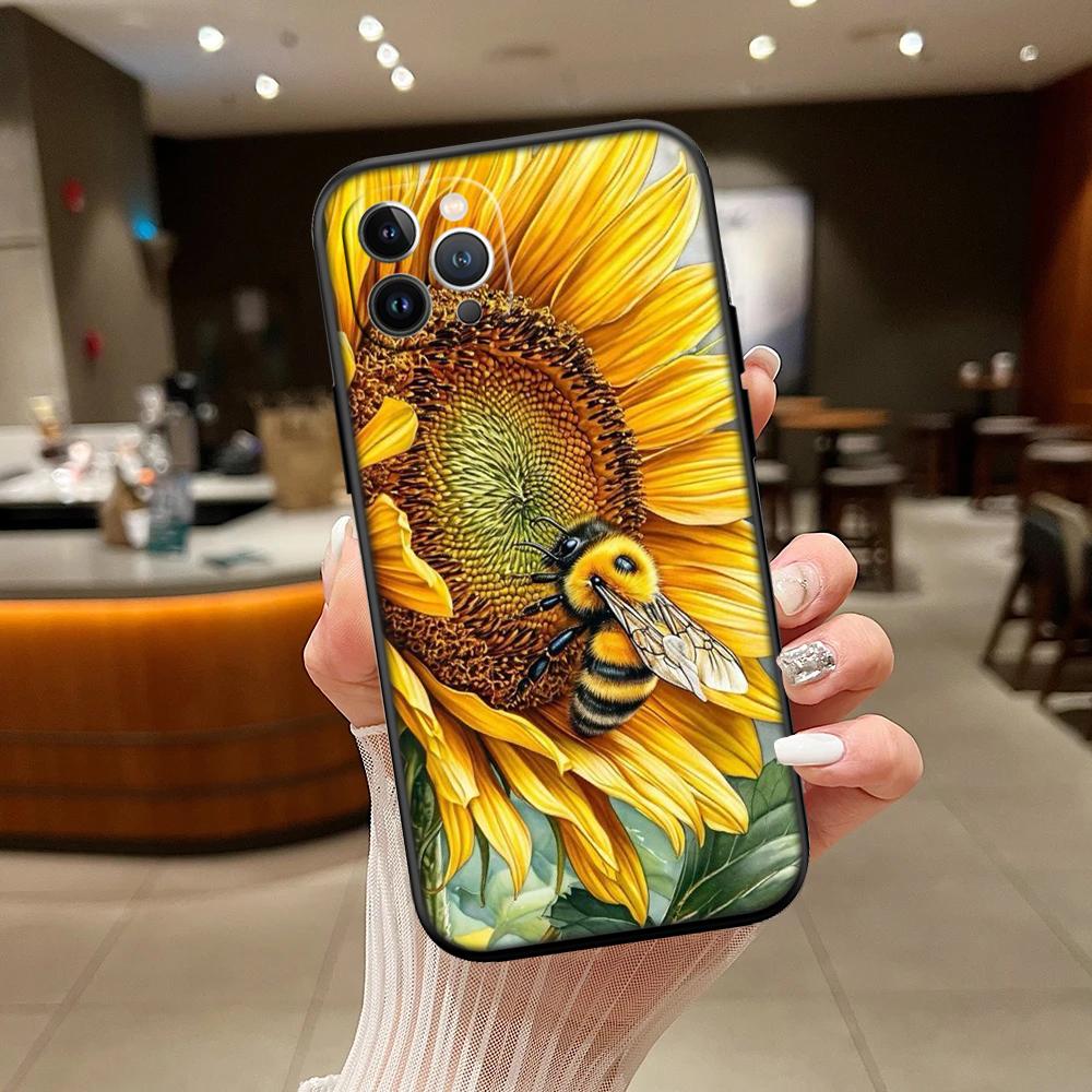 RA3 Art Bees Cartoon New High-End Shell Phone Case for Redmi Note 8 9 Pro Max 9S 9T 9C NFC 8T 8A 10A A4
