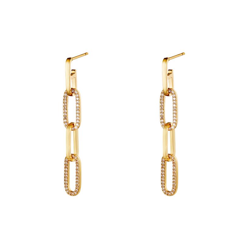 canner Серьги-гвоздики из стерлингового серебра 925 пробы для женщин, 1 пара, цепочка, кисточка, циркон, украшения для пирсинга