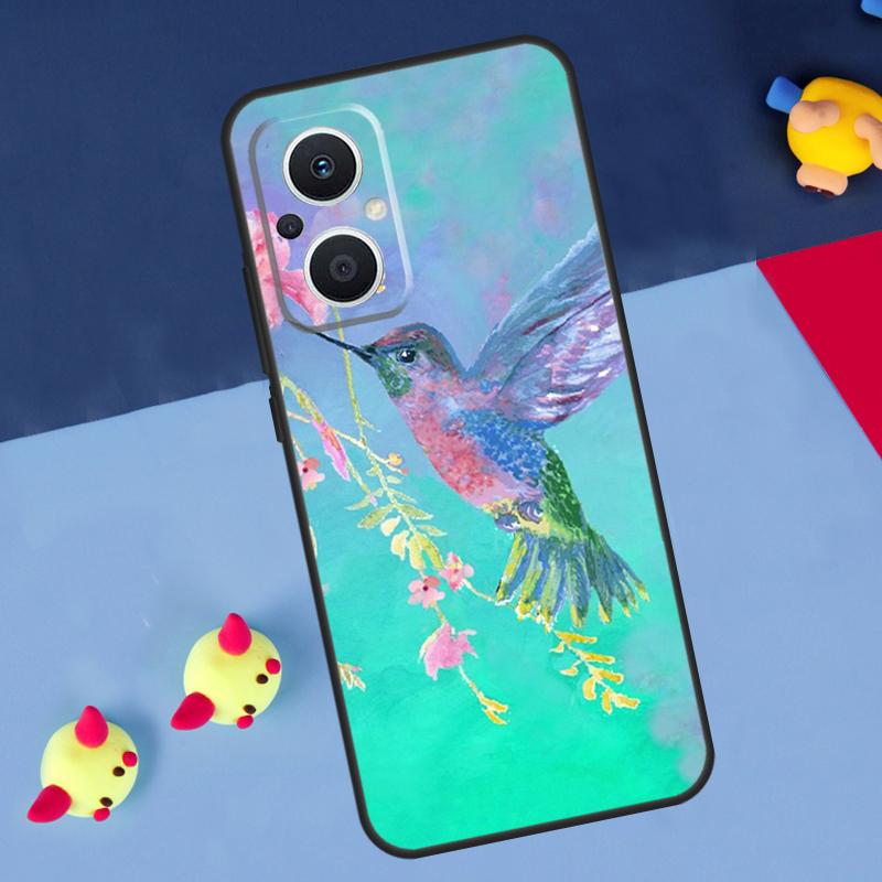 Колибри Для OPPO Reno 12F 13F 14F 11F 10 11 12 13 14 Pro 8T 7 8 Lite OPPO Find X9 X8 X6 X5 Pro Чехол